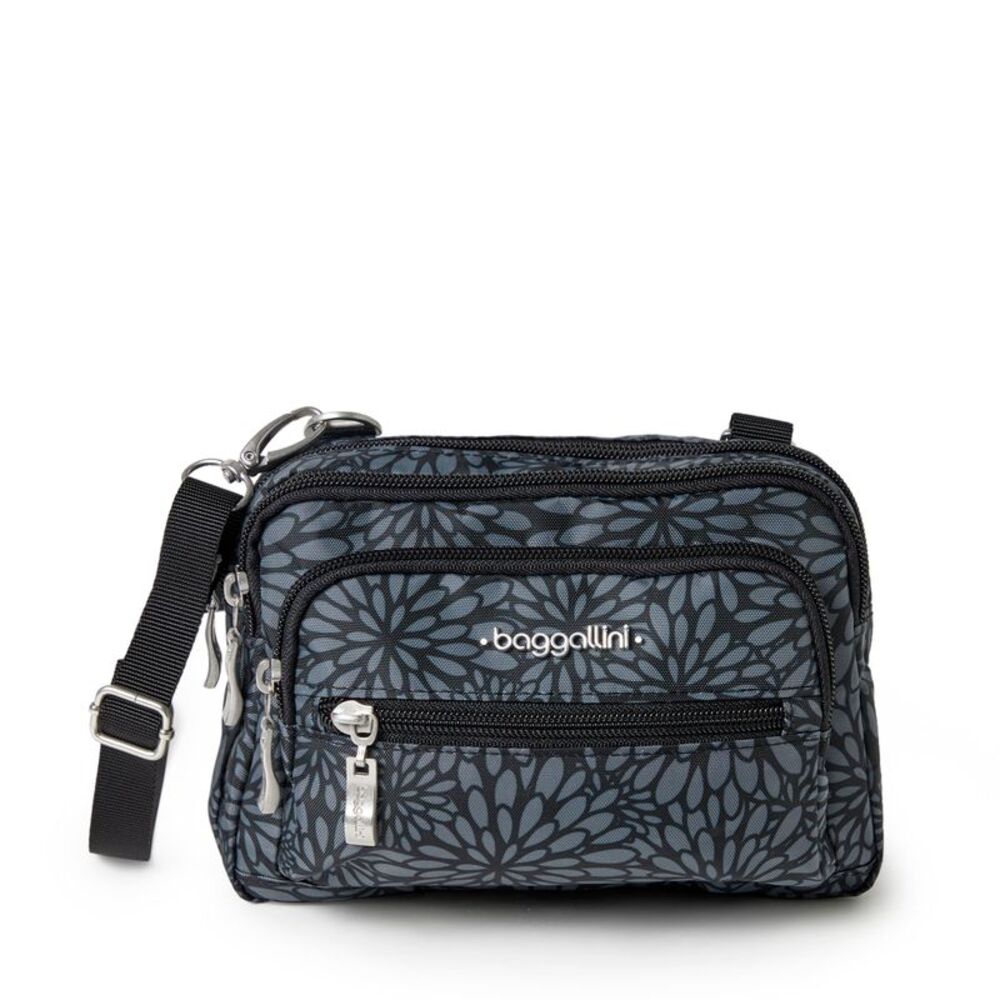 baggallini Women's Triple Zip Bagg Small Crossbody Bag
